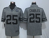 Nike Limited Kansas City Chiefs #25 Charles Men's Stitched Gridiron Gray Jerseys,baseball caps,new era cap wholesale,wholesale hats